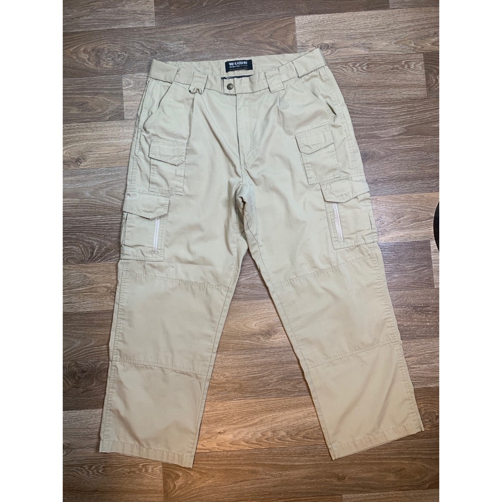 Blackhawk Warrior Wear Mens Khaki Tactical Cargo Ripstop Pants 38x30 Tan Utility